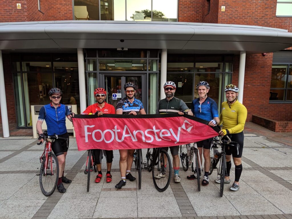 Foot Anstey cyclists hit the road in support of Ukraine featured image