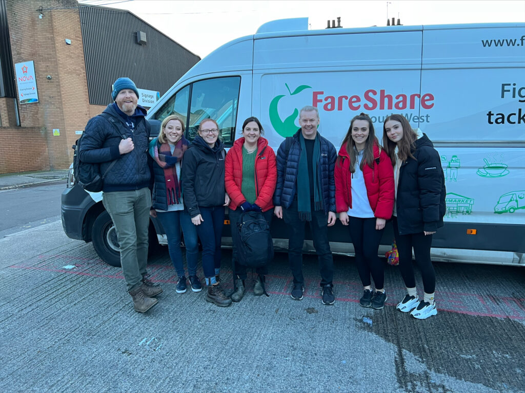 Two Foot Anstey teams volunteer for FareShare South West featured image