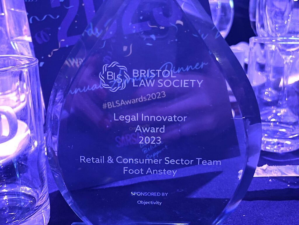 Retailers Against Harassment Certification wins Legal Innovator Award 2023 featured image